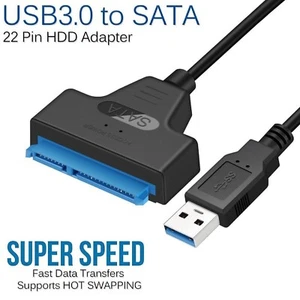 USB 3.0 to Sata 2.5" HDD SSD Adapter Converter Cable For Hard Drive Connector AU - Picture 1 of 8