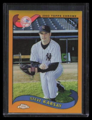 2002 Topps Chrome - #379 Steve Karsay Gold Refractors - Image 1 of 2