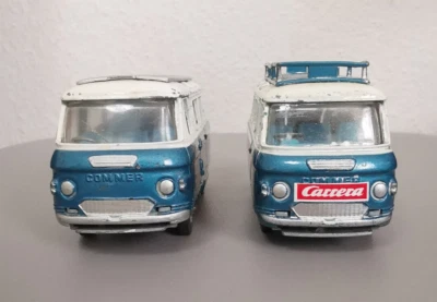 2x Corgi Toys 479-Commer Bus 2500 Series Samuelson Film Service Limited Vintage - Bild 1 von 4