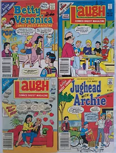 4 Vintage Archie Comics Digests - Archie Comics Publications 1990 - Lot 9 - Picture 1 of 3