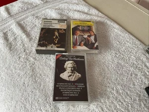 Ludwig Van Beethoven - Music Cassette Tape Bundle X 3 - VGC Free P&P - Picture 1 of 12