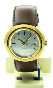 RARE VINTAGE GALCO AS 2063 Gold Automatic Swiss WATCH 1970's NEW OLD STOCK - NOS - Picture 1 of 8