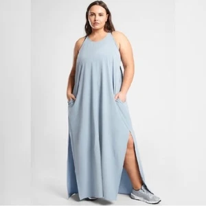 Athleta Hayes Plissee Maxikleid - Bild 1 von 9