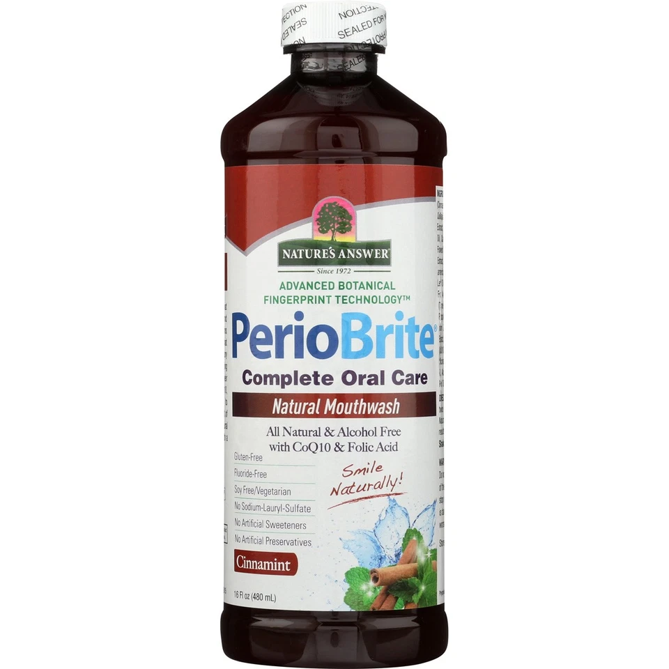 Nature'S Answer Perio Brite Natural Mouthwash Cinnamint 16 Oz - Image 1 of 1