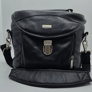 Olympus E System Leather Camera Shoulder Bag Satchel With Padded Strap - Picture 1 of 21