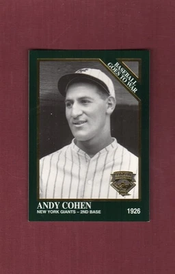 #1334 ANDY COHEN, 1926 New York Giants ~ 1995 Megacards/Conlon Collection - Image 1 of 2