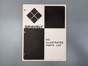 Lista de piezas ilustradas para tractor Gravely 812 ~ 1975 - Imagen 1 de 3