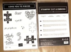 Rompecabezas de estampillas y troqueles Stampin Up Love You to Pieces - Imagen 1 de 5