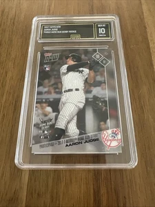 2017 TOPPS NOW AARON JUDGE • HOME RUN DERBY CHAMPION RC ROOKIE GMA 10-Gem Mint💎 - Picture 1 of 3