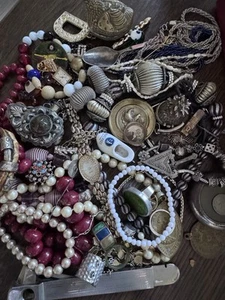 Altes Schmuckkonvolut, Nachlass, Konvolut Modeschmuck - Bild 1 von 18