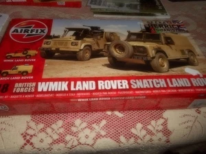 AIRFIX 06301, 1/48 WMIK LAND ROVER SNATCH LAND ROVER PLASTIK MODELLBAUSATZ MIT EXTRAS - Bild 1 von 12