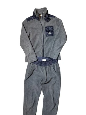 Moncler Niño Gris Lana Logo Chándal Conjunto Chaqueta y Pantalones Niños Unisex Foto 1 de 4