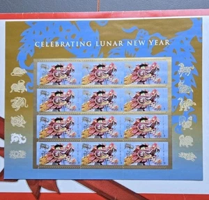 2012 Chinese Lunar New Year: Year of the Dragon - Stamp Sheet - Picture 1 of 5