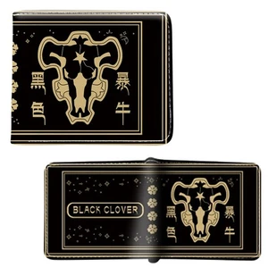 BLACK BULL INSIGNIA Black Clover 4 in. Bi Fold Wallet (Kuro no Bogyu) - Picture 1 of 2