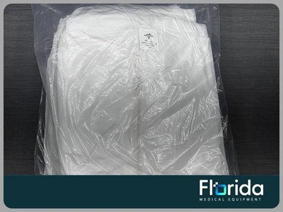 NEW LOT OF 9 DISPOSABLE LAB COATS MEDLINE 5 PCS SIZE X LARGE, WHITE** - Image 1 of 4