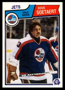 1983-84 O-Pee-Chee Doug Soetaert #391 Winnipeg Jets NHL Hockey Set Base - Foto 1 di 2
