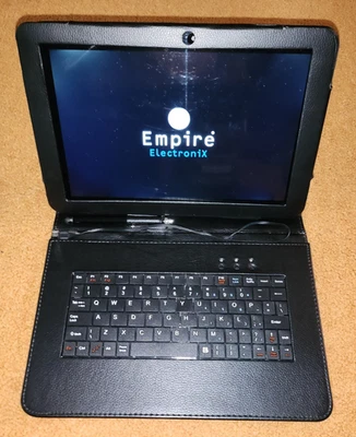 Empire ElectroniX T M1009, 10,1" Android Tablet in Tastaturschutzhülle - Bild 1 von 4