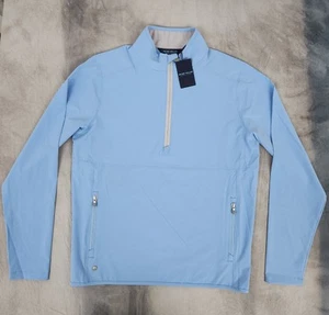 Peter Millar Flex Adapt Half-Zip Pullover TAHOB Men's Size Medium New - Picture 1 of 11