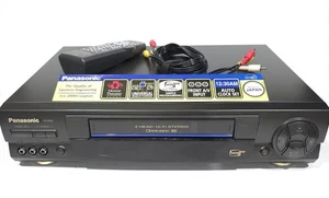 Panasonic PV-966H VHS VHS VCR Plus Reproductor de Cinta Hi-Fi Grabadora + Control Remoto, A/V - Imagen 1 de 7