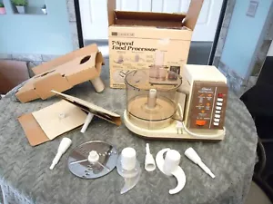 VINTAGE SEARS 7 SPEED HEAVY DUTY FOOD PROCESSOR 1182368 * - Picture 1 of 8