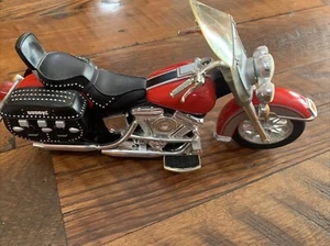 Harley Davidson 1996 Softail Motorcycle Lights Sounds Buddy L Heritage RED Sound - Picture 1 of 7