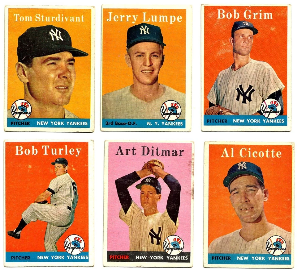 1958 TOPPS #127 - TOM STURDIVANT - NEW YORK YANKEES - Image 1 of 1