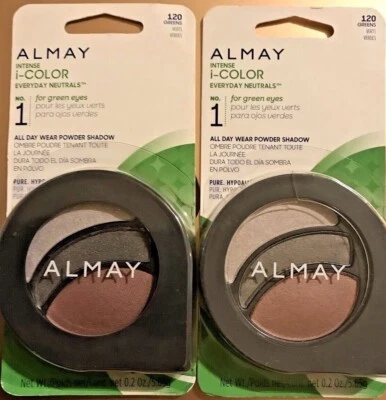 Almay Intense I-Color Powder Shadow For #120 Greens Eyes Set New Sealed (2X) - Image 1 of 3