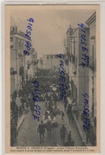 MONTE SANT'ANGELO (Foggia)- cart. fp. visita Ciano- v. 1935 Perfetta