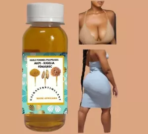 MÉLANGE DE 3 HUILES KIGELIA /FENUGREC / AKPI POUR FORME PULPEUSE 200 ML - Foto 1 di 3