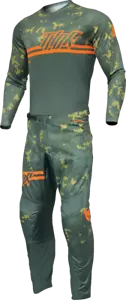 Tuta Bambino Completo Maglia Pantalone THOR SECTOR DIGI 2024 Moto Cross Camo MX - Imagen 1 de 8