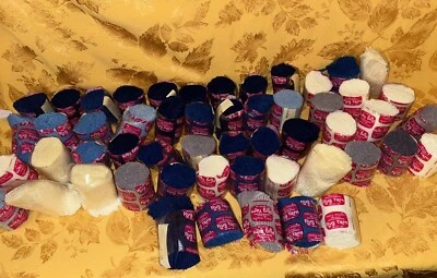 Mary Maxim (New) Rug Yarn Lot Of 53 Assorted Colors Bargain Clearance! - Image 1 of 4