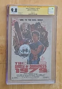 ARMY OF DARKNESS 1979 #1 CGC SS 9.8 SIGNED/REMARK BY JAVAN JORDAN COA LTD/300 - Picture 1 of 9