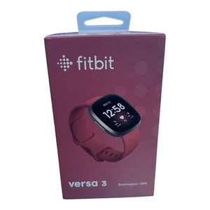 Fitbit Versa 3 Smartwatch Health & Fitness Watch Pink Clay / Soft Gold (OPENED) - Picture 1 of 7