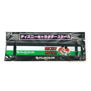Vtg. Walt Disney Mickey Mouse x Fujicolor Film Collab. RARE Japanese Ruler NEW  - Picture 1 of 1