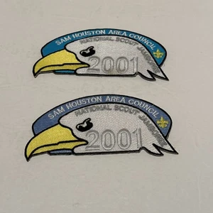 Jamboree Sam Huston Area Council 2001 conjunto de 2 JSP Bdr - Imagen 1 de 6