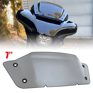 7" Smoke Windshield Windscreen for Harley CVO Street Glide FLHXSE 2023 FLHX 2024 - Foto 1 di 14