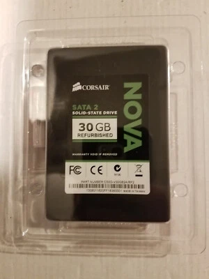 Corsair NOVA CSSD-V30GB2A 2.5" 30GB SATA II Internal Solid State Drive - Image 1 of 2