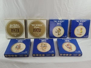 MJ Hummel Annual Plates 1971-77  W Germany Hand Painted Porcelain Vintage - Picture 1 of 24