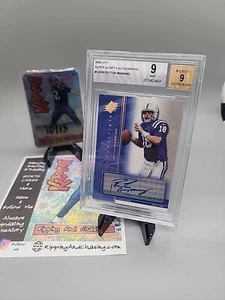 2004 UD SPx Peyton Manning Superscripts Auto! Colts Broncos HOF 🔥 BGS 9/9 - Bild 1 von 2