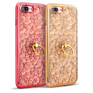 Case For iPhone 5 5s SE 6 6s X XS Luxury Diamond Shockproof Ring Holder Cover