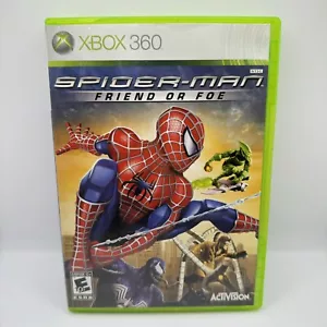 Spider-Man: Friend or Foe (Microsoft Xbox 360) No Manual ~Tested~ Read Desc - Picture 1 of 14