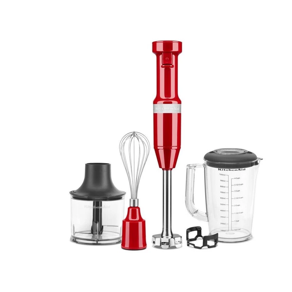 KitchenAid 5KHBV83EER 220V 1L Frullatore ad Immersione - Rosso Imperiale