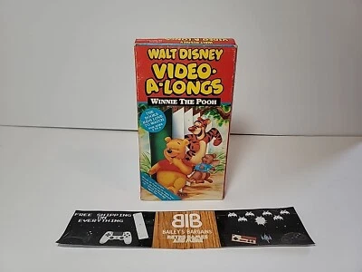 Walt Disney Video-A-Longs Winnie The Pooh (VHS, 1986)  - Image 1 of 4