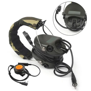 H60 Sound Pickup Noise Reduction Headset pour Kenwood TK-208 TK-220 TK-240 TH-D7 - Zdjęcie 1 z 16