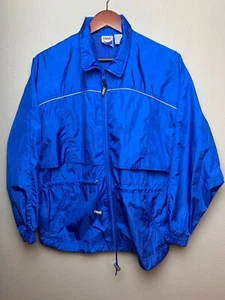 Bike Full Zip Nylon Athletic Warmup Blue Men’s VTG 90’s Windbreaker Jacket S - Picture 1 of 9