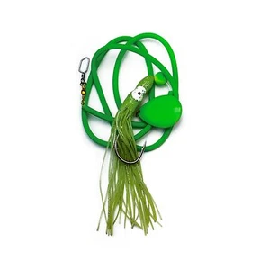 Naturköder Vorfach für Seehecht Meeresvorfach mit Gummi Octopus Norwegen System - Bild 1 von 1