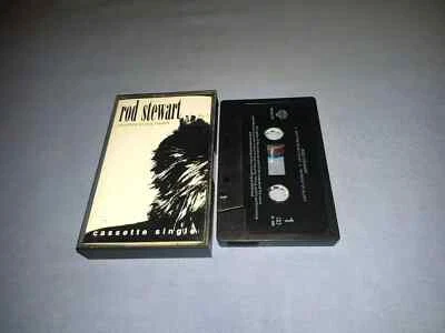 ROD STEWART RHYTHM OF MY HEART CASSETTE TAPE SINGLE - Image 1 of 2