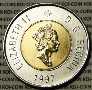 BU PL Canada 1997 $2 dollar tonnie proof-like finish from mint set - Bild 1 von 2