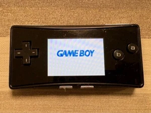 Nintendo Gameboy Micro Schwarz Konsole Mit Soft getestet Aus Japan - Bild 1 von 4