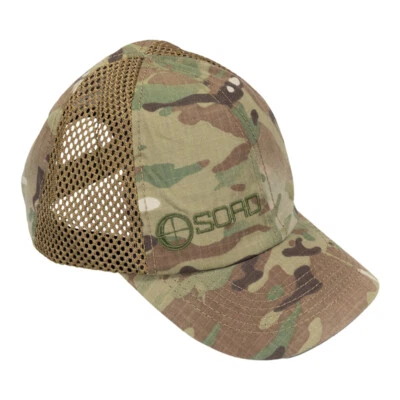 SORD TRUCKER CAP TACTICAL 6-PANEL BASEBALL CAP RIPSTOP MULTICAM WITH MESH SIDES - Image 1 of 3